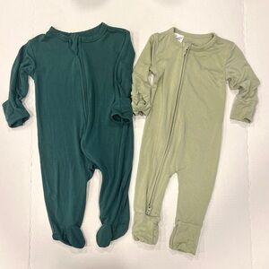 Baby Bamboo Sleeper Bundle Green